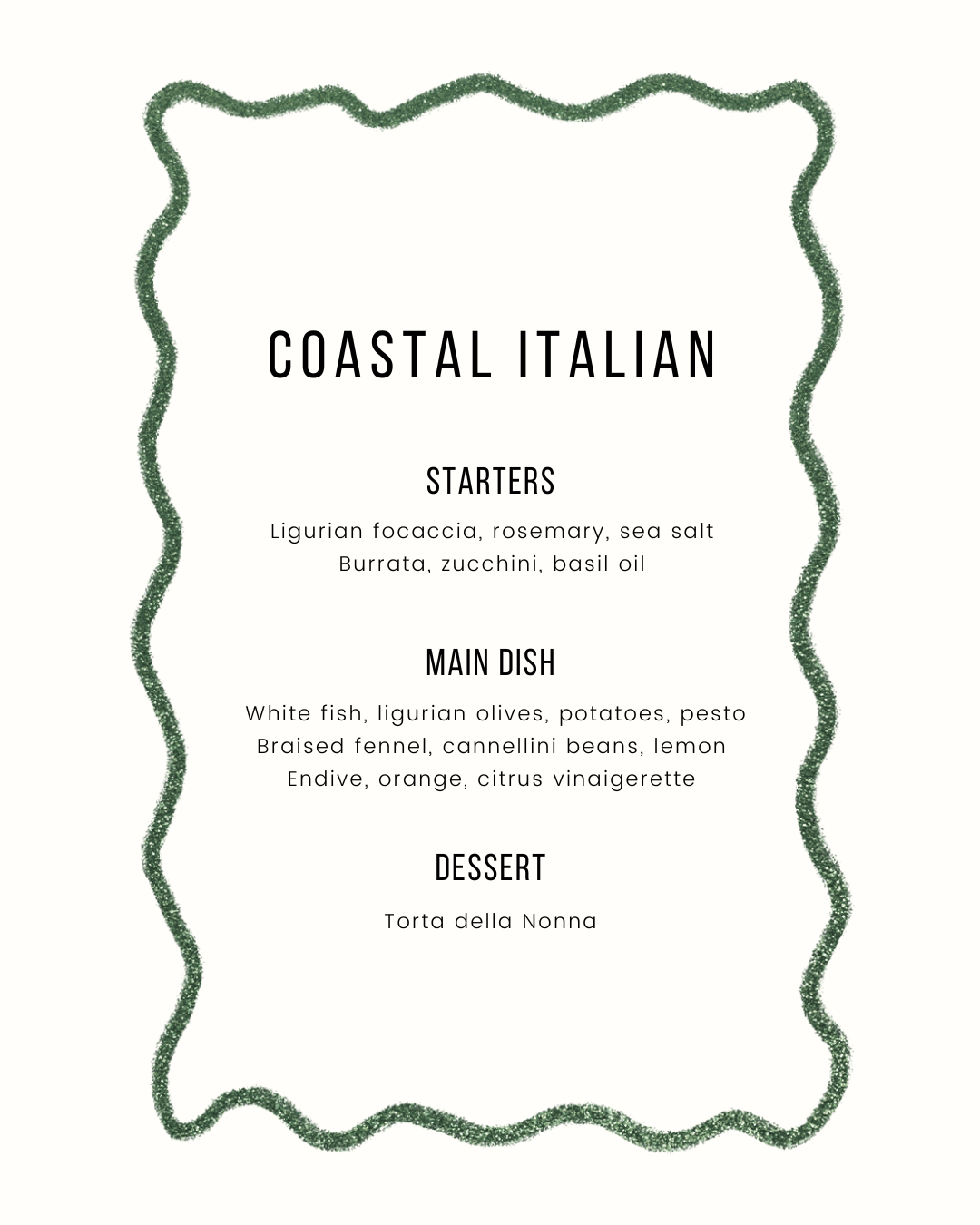 Coastal Italian - Saturday 5 July