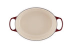 Le Creuset Enameled Cast Iron Oval Dutch Oven, 6.75 qt., Garnet