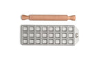 Marcato Ravioli Square Tray with Rolling Pin, 35 mm (24 Pieces)