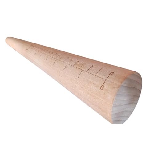 "Il Bastone" Beechwood Italian Style Rolling Pin by PastaVirtuoso, For Rolling Out Dough For Pasta, Bread, Baking, and More