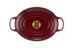 Le Creuset Enameled Cast Iron Oval Dutch Oven, 6.75 qt., Garnet