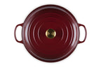Le Creuset Enameled Cast Iron Signature Braiser, 3.5 qt., Garnet