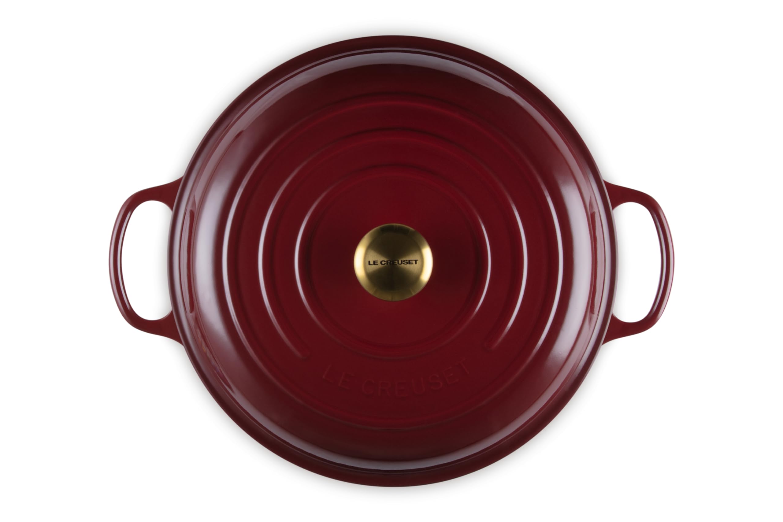 Le Creuset Enameled Cast Iron Signature Braiser, 3.5 qt., Garnet