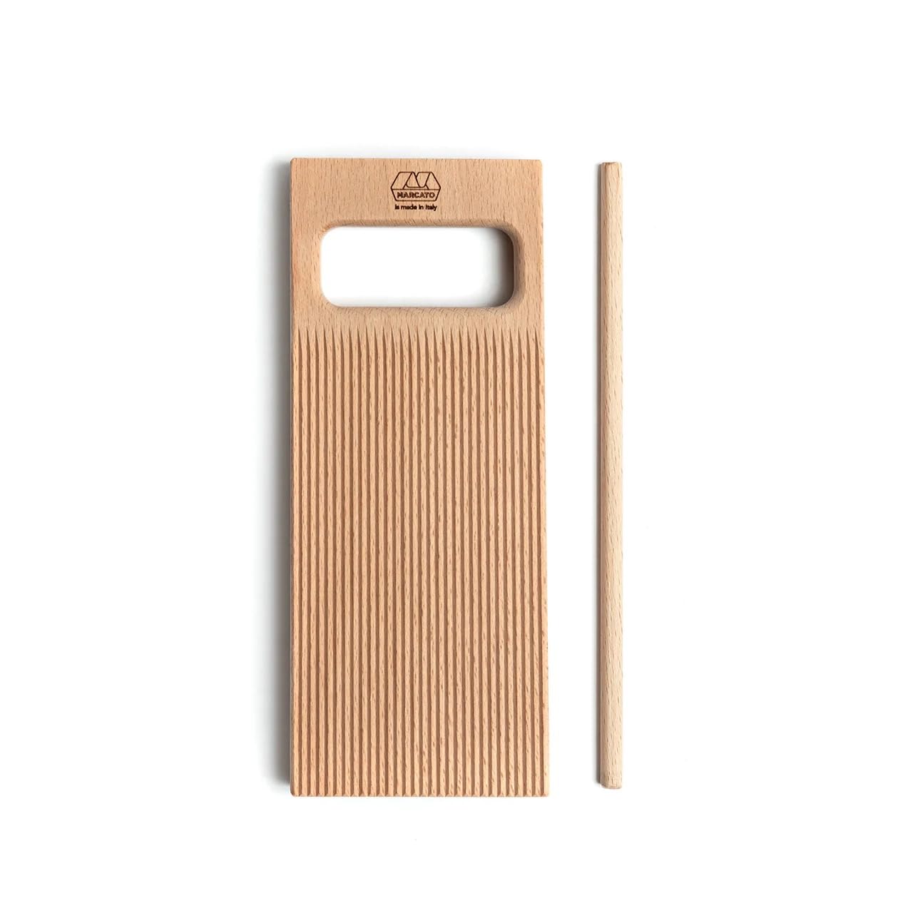 MARCATO Made in Italy RIGAGNOCCHI Gnocchi Pasta Board with Garganelli Pasta Accessory