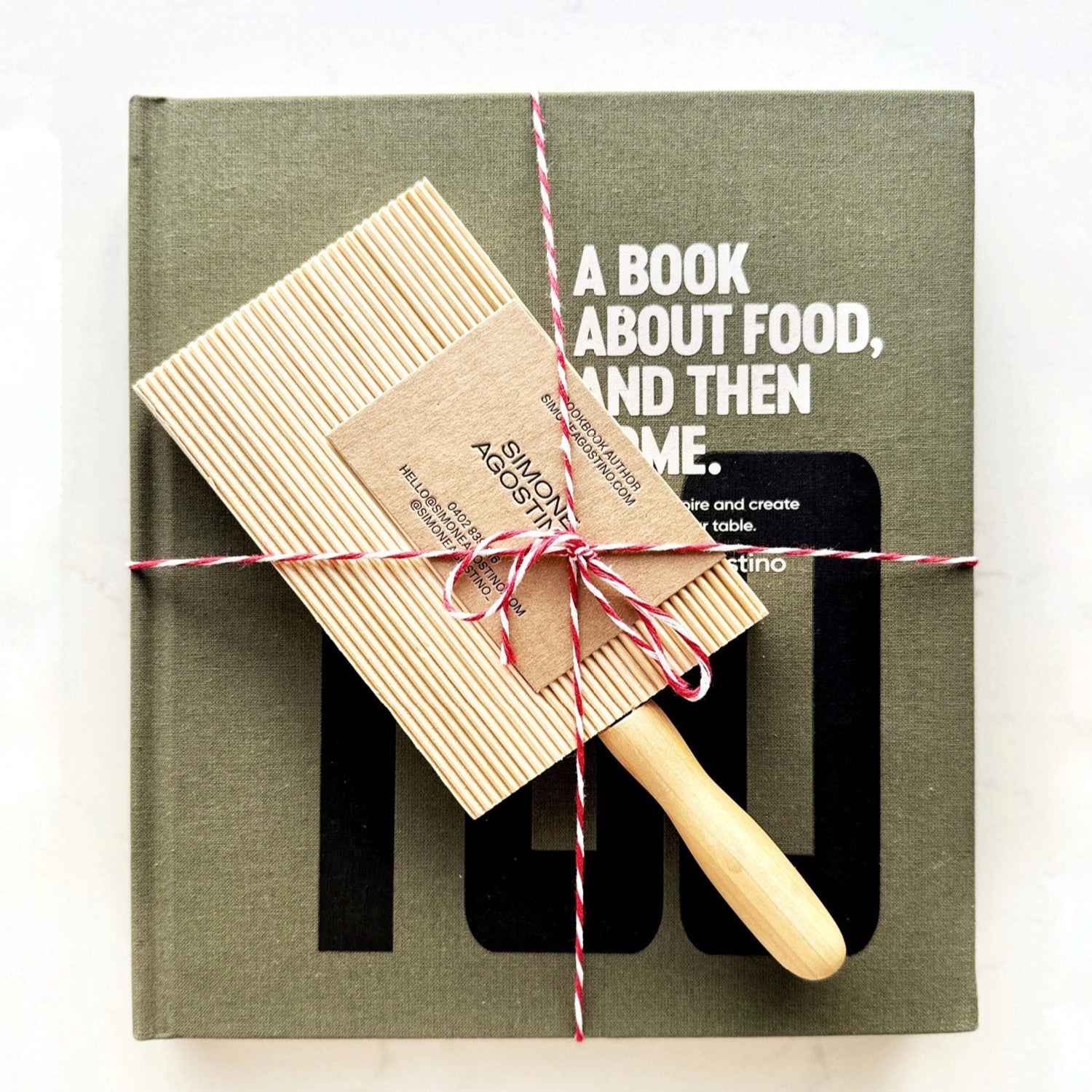 Christmas Cookbook + Gnocchi Board Bundle