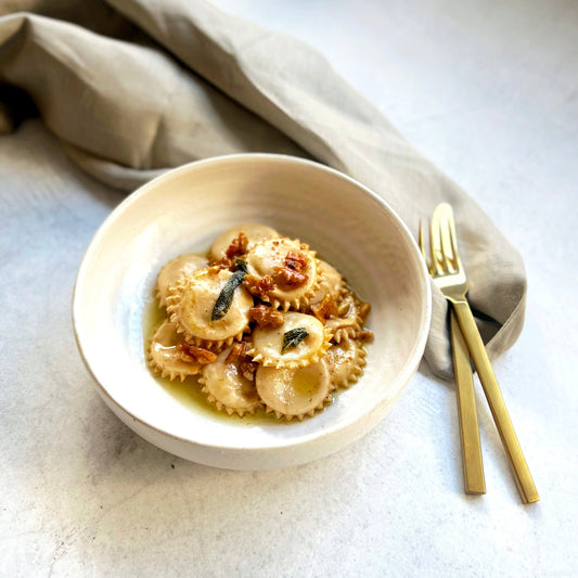 Pumpkin & Ricotta Ravioli with Brown Butter - Saturday 18 January