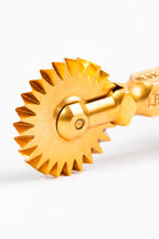 Brass Fluted Pasta Cutter Wheel | PRE-ORDER