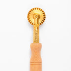 Brass Fluted Pasta Cutter Wheel | PRE-ORDER