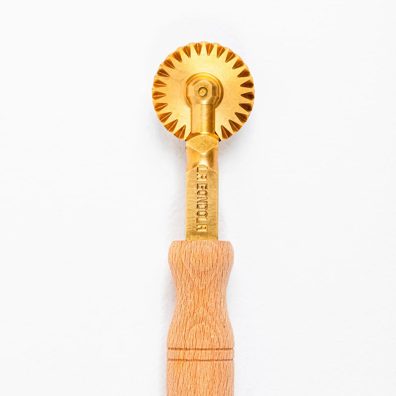 Brass Fluted Pasta Cutter Wheel | PRE-ORDER