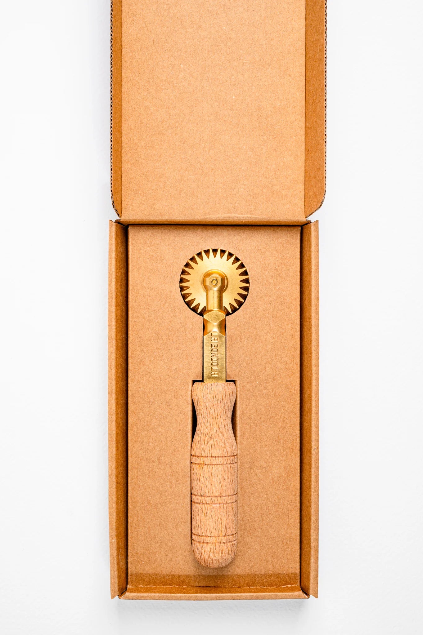 Brass Fluted Pasta Cutter Wheel | PRE-ORDER