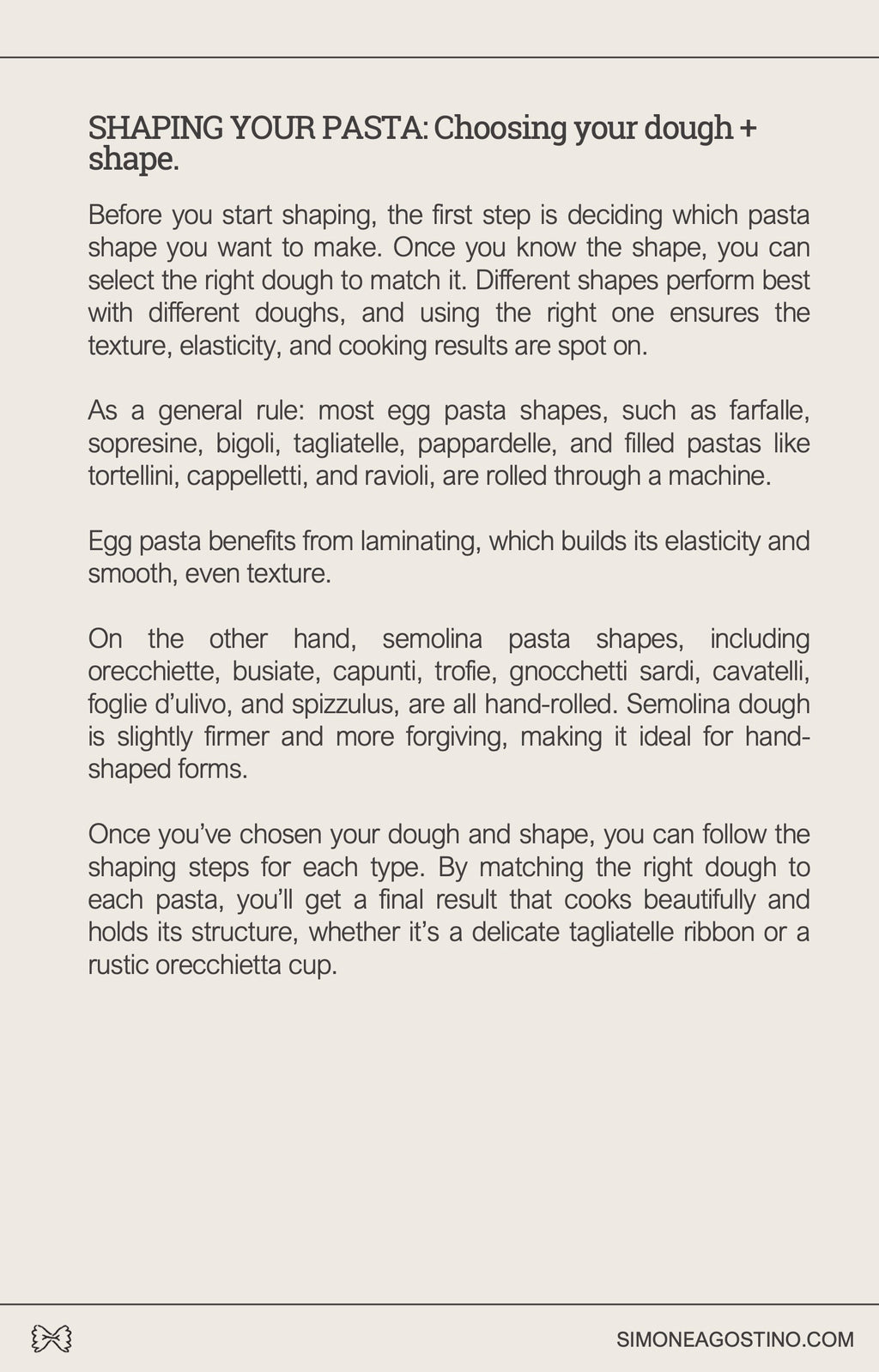 Fresh Pasta Made Simple | Digital Guide + Recipes