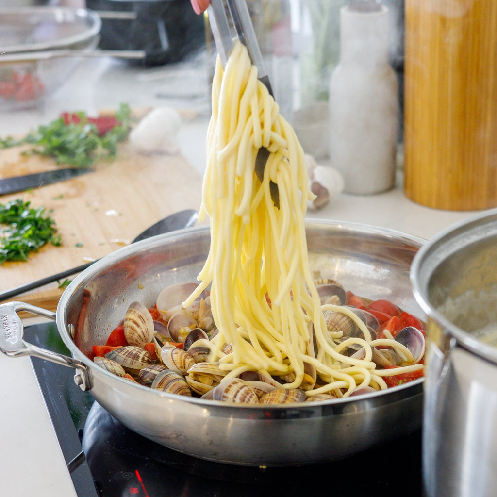 Spaghetti with Clams, Garlic & Chilli – Saturday 31 Oct | Fresh Egg Pasta Workshop, Perth