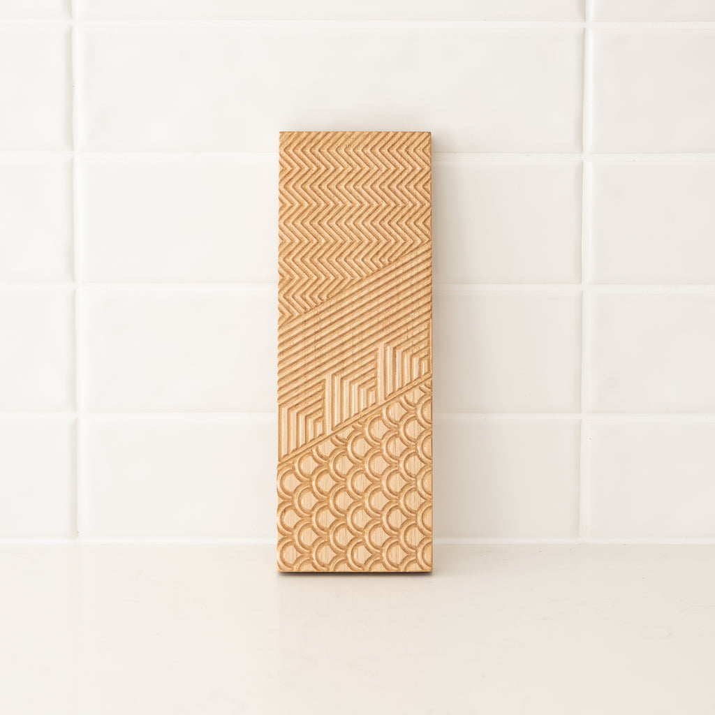 Handcrafted wooden pasta board by Simone Agostino – Design Two