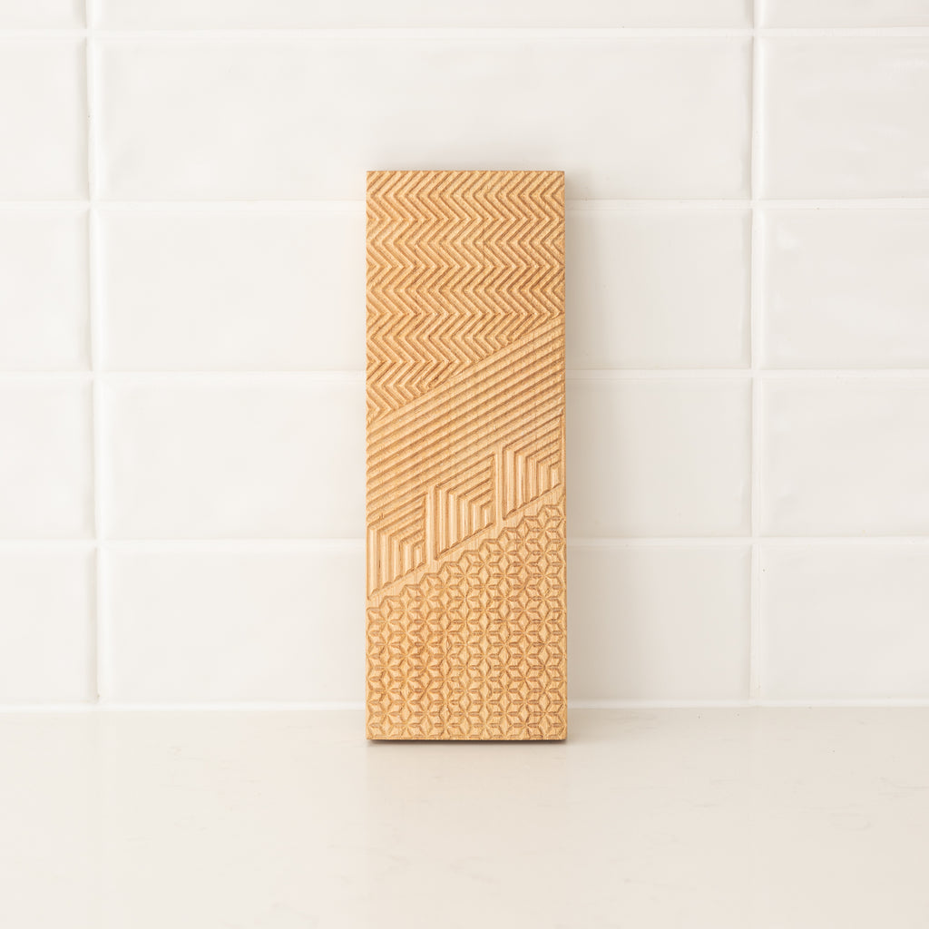 Handcrafted wooden pasta board by Simone Agostino – Design One