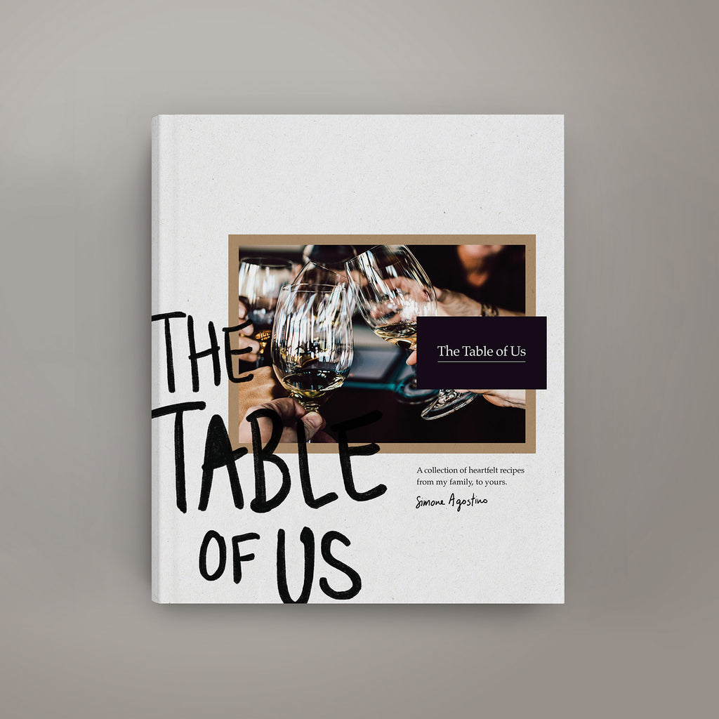 Cover of The Table of Us cookbook by Simone Agostino